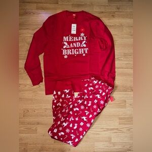 Mens Christmas Pajamas Size Medium New